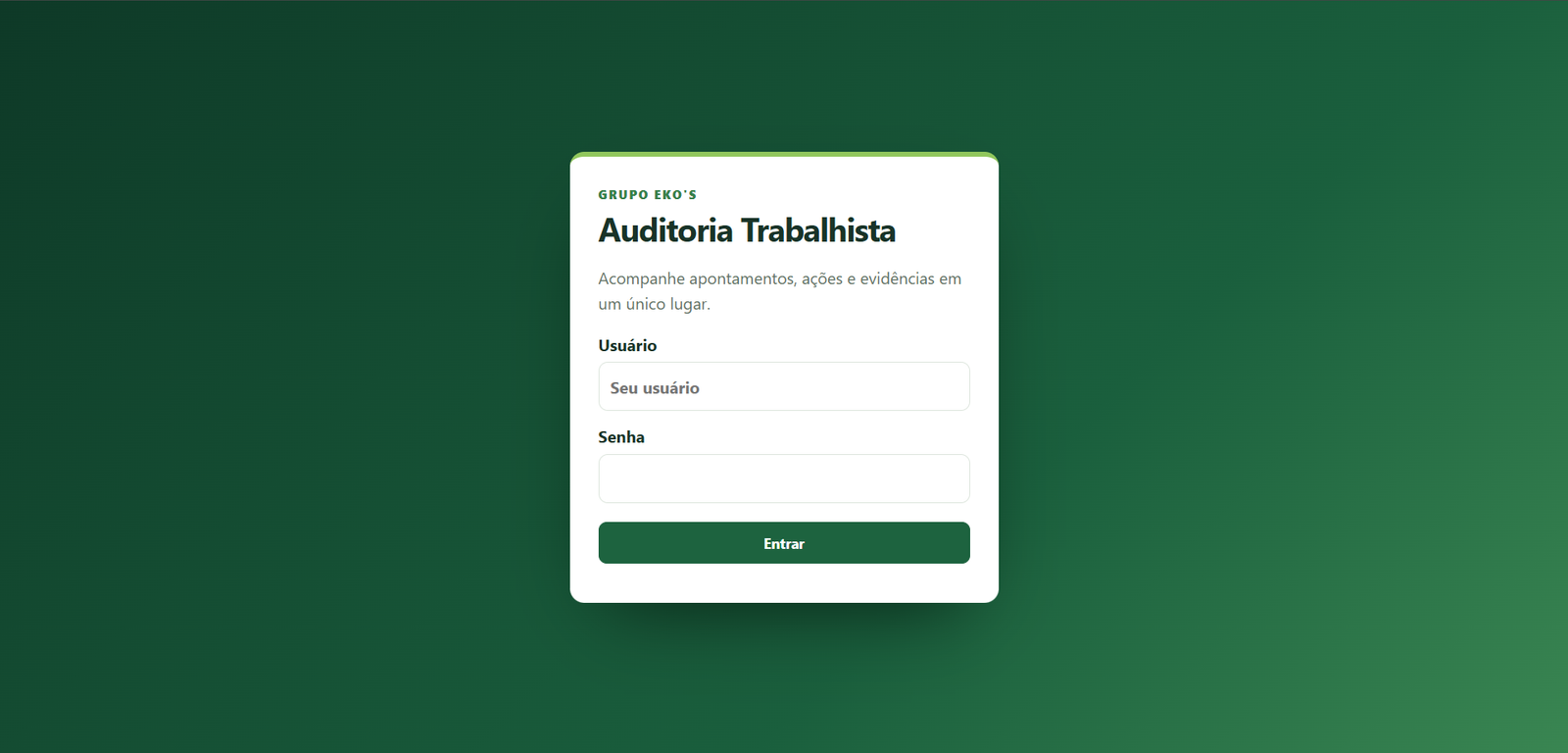 Auditoria Trabalhisa